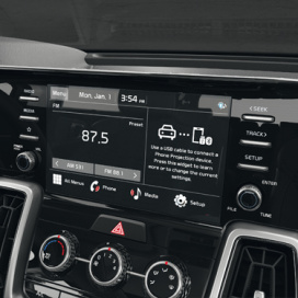 Мультимедийная система с&nbsp;8''&nbsp;дисплеем с&nbsp;поддержкой Android Auto и&nbsp;Apple Carplay